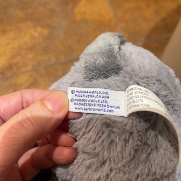 Aurora Scurry Gray Mouse Taddle Toes Big Feet Stuffed Animal Plush Toy 10" 2005 - Picture 6 of 6